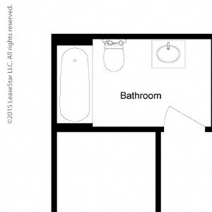 Floorplan Photos Gallery 1x1 500 square foot floor plan at Williams at Gateway in Gilbert AZ